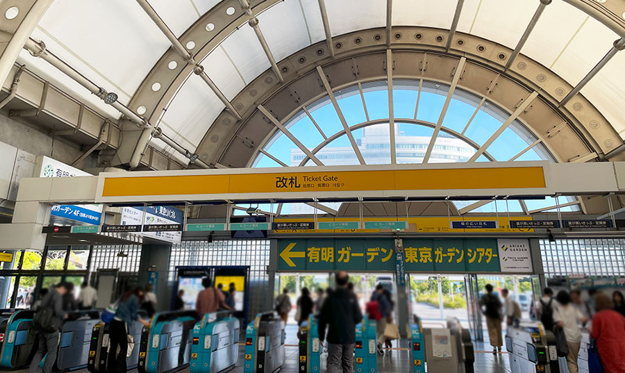 りんかい線の国際展示場駅